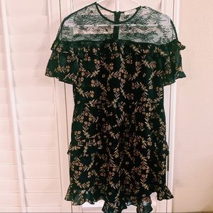 Sandro Paris flouncy lace dress